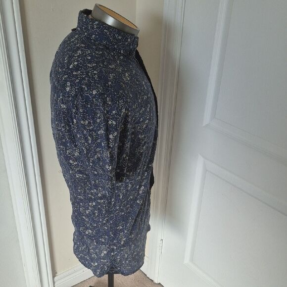 Buffalo David Bitton Navy Floral Button Down Shirt - Picture 6 of 16